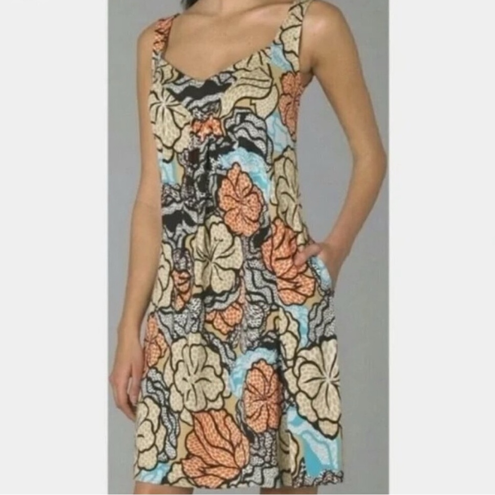 Diane Von Furstenberg Silk Sleeveless Floral Mini Dress | Size 2